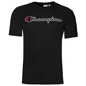 Koszulki męskie - Champion T-Shirt Noir Homme 216473 T-shirt męski - miniaturka - grafika 1