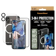 Etui i futerały do telefonów - PanzerGlass Bundle 3in1 iPhone 16 Plus 6.7" D3O Hardcase + Screen Protector UWF+ Lens B1293+2863+1283 - miniaturka - grafika 1