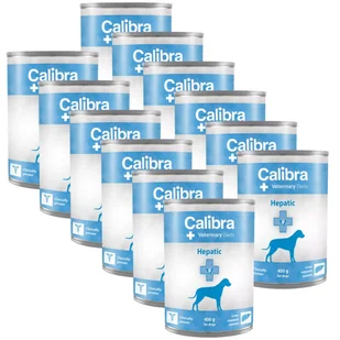 Calibra Veterinary Diets Dog Hepatic 12x400g - Mokra karma dla psów - miniaturka - grafika 1