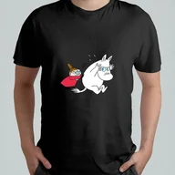 Koszulki męskie - Koszulka Z Nadrukiem T-shirt Mała Mi Muminki r. L - miniaturka - grafika 1