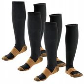 Skarpetki męskie - 3x SKARPETY PODKOLANÓWKI UCISKOWE PRZECIWŻYLAKOWE DLA OSOB Z ŻYLAKAMI - miniaturka - grafika 1