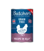 Mokra karma dla psów - BUTCHER'S Original Recipe in Jelly, karma dla psa, kawałki z kurczakiem w galaretce 24x400g - miniaturka - grafika 1
