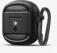 Akcesoria do słuchawek - Spigen Rugged Armor, matte black - Google Pixel Buds 2a - miniaturka - grafika 1