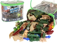 Figurki dla dzieci - DUŻY ZESTAW MILITARNY FIGURKI BROŃ POJAZDY - miniaturka - grafika 1