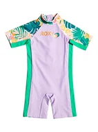 Koszulki dla dziewczynek - Roxy Lycra Krótki rękaw UPF 50 Dziewczyna Zielona 6 - miniaturka - grafika 1