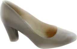 BnW Skórzane beżowe, czarne i granatowe czółenka o tęgościach H i G - Czółenka BnW Skórzane beżowe, czarne i granatowe czółenka o tęgościach H i G - Czółenka - miniaturka - grafika 1