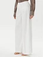 Spodnie damskie - ViCOLO Jeansy DD5043 Biały Wide Leg - miniaturka - grafika 1