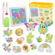 Zabawki kreatywne - Haft diamentowy motyl - Askato - miniaturka - grafika 1