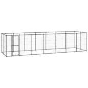 Budy dla psów - shumee Kojec zewnętrzny dla psa stalowy 16,94 m - miniaturka - grafika 1