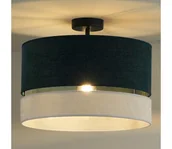 Lampy sufitowe - Duolla - Żyrandol natynkowy DOUBLE 1xE27/15W/230V śr. 40 cm zielony/szary - miniaturka - grafika 1