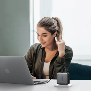 Ugreen GaN szybka ładowarka 3x USB Typ C / USB Power Delivery 3.0 QuickCharge 4+ FCP SCP AFC 100W EU czarny (CD226 40747) - Ładowarki do telefonów - miniaturka - grafika 7