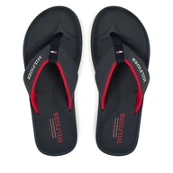 Klapki i japonki męskie - Japonki Tommy Hilfiger Padded Comfort Hilfiger B Sandal FM0FM05440 Granatowy - miniaturka - grafika 1