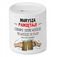 Skarbonki - Skarbonka Dla Marysi Majii na Urodziny na Prezent z Nadrukiem ze Zdjęciem - miniaturka - grafika 1