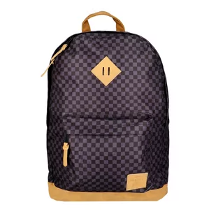 Incood, Plecak Czarno-Grafitowa Szachownica - Plecaki szkolne i tornistry - miniaturka - grafika 1