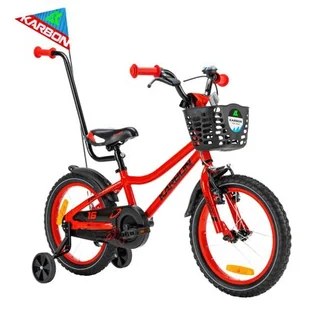 Karbon Rocket 16 cali Czerwono-czarny 2023 - Rowery - miniaturka - grafika 1