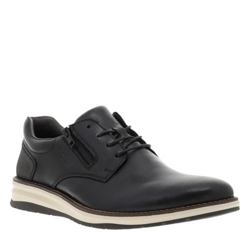 Rieker Męskie buty sznurowane 14706, czarne, 43 EU, czarny, 43 EU