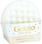Inne akcesoria do pielęgnacji dzieci - Bomb Cosmetics Gelato Body Buffer gąbka do mycia ciała Sticky Toffee Pudding 200g - miniaturka - grafika 1