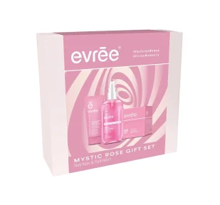 Evree Mystic Rose zestaw do pielęgnacji twarzy krem do rąk 50 ml + tonik 200 ml + krem do twarzy 50 ml - Zestawy kosmetyków damskich Evree Mystic Rose zestaw do pielęgnacji twarzy krem do rąk 50 ml + tonik 200 ml + krem do twarzy 50 ml - Zestawy kosmetyków damskich - miniaturka - grafika 1