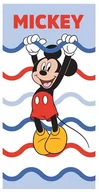 Okrycia kąpielowe dla dzieci - Bawełniany ręcznik kąpielowy Mickey Mouse 70 x 140 cm - miniaturka - grafika 1