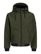 Kurtki męskie - Jack & Jones Kurtka przejściowa "Classic" w kolorze khaki - miniaturka - grafika 1