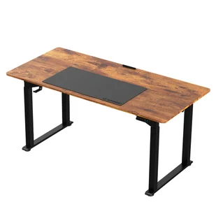 Biurko, elektycznie regulowany, brązowa płyta, 160x75 cm, 74-116 cm, UPLIFT, z podkładką pod mysz XXL, ULTRADESK - Biurka Biurko, elektycznie regulowany, brązowa płyta, 160x75 cm, 74-116 cm, UPLIFT, z podkładką pod mysz XXL, ULTRADESK - Biurka - miniaturka - grafika 6