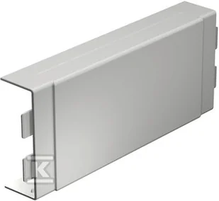 OBO Bettermann Nasadka Trójnik i czwórnik 110x 40x biały WDK HK40110RW marki 619 - Kanały kablowe - miniaturka - grafika 1