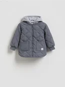 Kombinezony dla dzieci - Reserved - Kurtka z kapturem - ciemnoszary - miniaturka - grafika 1