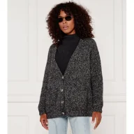 Swetry damskie - Pinko Wełniany kardigan ERBACEO | Oversize fit - miniaturka - grafika 1