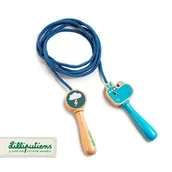 Skakanki - Lilliputiens Skakanka z drewnianymi rączkami Nosorożec Marius Lilliputiens - miniaturka - grafika 1