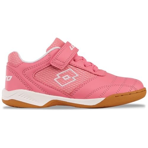 LOTTO Whizzer K Sneaker buty dziecięce, uniseks, Różowy biały, 40 EU