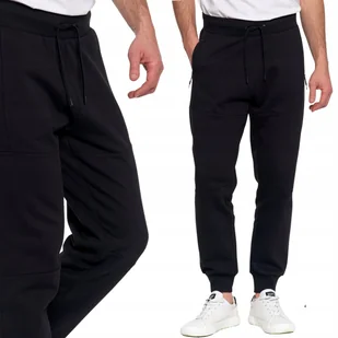MOCNE OCIEPLANE SPODNIE MĘSKIE DRESOWE JOGGERY BAWEŁNIANE MORAJ BLACK L BLACK - Dresy męskie MOCNE OCIEPLANE SPODNIE MĘSKIE DRESOWE JOGGERY BAWEŁNIANE MORAJ BLACK L BLACK - Dresy męskie - miniaturka - grafika 1