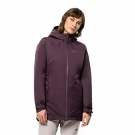 Kurtki damskie - Damska kurtka Jack Wolfskin STIRNBERG INS JKT W grapevine - XS - miniaturka - grafika 1