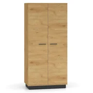 Szafy - Szafa dwudrzwiowa MODESTO 01 Dąb stylowy, czarny - miniaturka - grafika 1