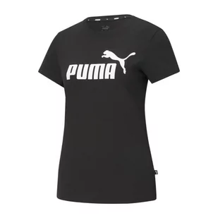 Puma, Koszulka damska, ESS Logo Tee, czarna (58677401), rozmiar XS - Koszulki i topy damskie - miniaturka - grafika 1