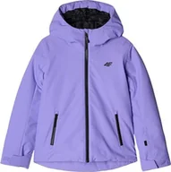 Kurtki narciarskie - 4f Kurtka narciarska dla dziewczynki 4F F541 fioletowa 4FJWAW24TTJAF541 51S 152cm - miniaturka - grafika 1