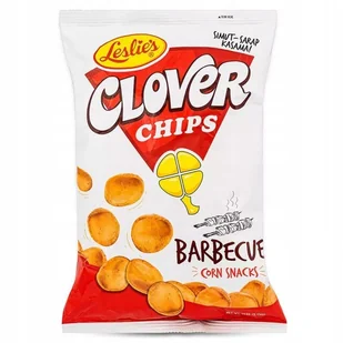 Chrupki o smaku BBQ Clover Chips Barbecue Leslies 85g - Chrupki - miniaturka - grafika 1