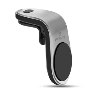 Uchwyt telefonu Swissten S-Grip Easy Mount do ventilace 65010701) Srebrny - Uchwyty samochodowe do telefonów - miniaturka - grafika 1