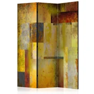 Parawany - Parawan 3-częściowy - Pomarańczowy odcień ekspresji [Room Dividers] (rozmiar 135x172) - miniaturka - grafika 1