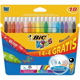 BIC FLAMASTRY KID COULEUR 14+4 841802 - Flamastry - miniaturka - grafika 4