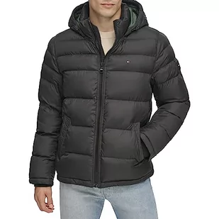 Tommy Hilfiger Męska Kurtka Puchowa, Szary, 3XL - Kurtki męskie - miniaturka - grafika 1
