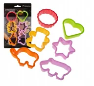 Formy do ciast - Foremki plastikowe do wykrawania ciastek 6 sztuk - miniaturka - grafika 1