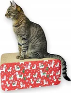 Drapaki dla kotów - Drapak dla kota świąteczny Mruu&Pruu Pezent dla kota świąteczna lama - miniaturka - grafika 1