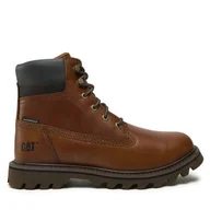 Botki męskie - Trapery CATerpillar Deplete Wp P721722 Brązowy - miniaturka - grafika 1