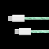 Kable USB - Kabel USB typu C - USB typu C 100 W 1,5 m zielony KrugerMatz Basic - miniaturka - grafika 1