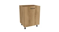 Meble kuchenne - Szafka Dolna Presto 60X82 Cm Płyta Laminowana Dąb Evoke - miniaturka - grafika 1