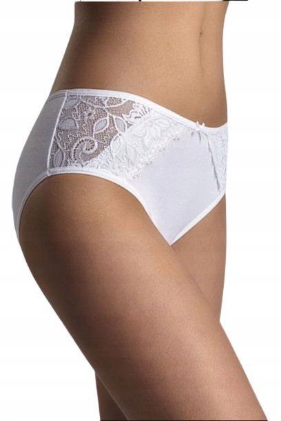 DAREX biały BAWEŁNIANE KOMFORTOWE figi rozmiar XXL