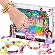 Prace ręczne dla dzieci - Kreatywny Zestaw Koralików Do Robienia Biżuterii Bransoletek Dla Dzieci - miniaturka - grafika 1
