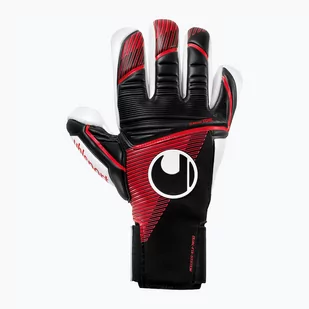 Rękawice bramkarskie dziecięce uhlsport Powerline Absolutgrip Finger Surround czarne/czerwone/białe - Piłka nożna - miniaturka - grafika 1