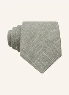 Krawaty i muchy męskie - Strellson Krawat gruen - grafika 1