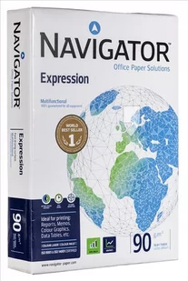 Navigator The Company Papier Expression A4 90g/m2 500 kartek  do drukarek atramentowych 82427A90SB - Papier do drukarek - miniaturka - grafika 1
